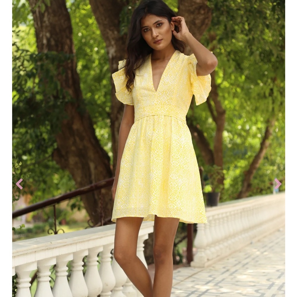 Yellow dress